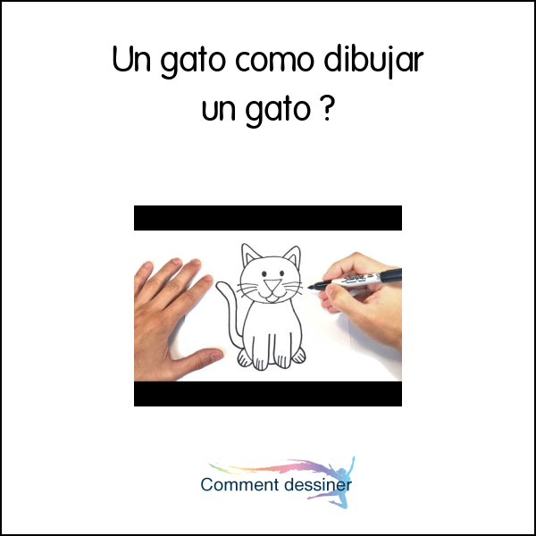 Un gato cómo dibujar un gato